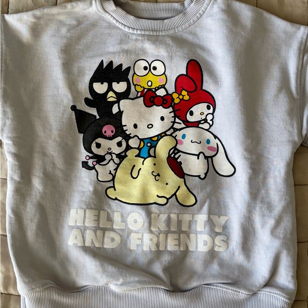 Zara Kids Hello Kitty and Friends Sweatshirt - White